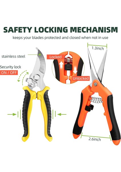 3'lü Bahçe Budama Makası, Paslanmaz Çelik Bahçe Makası, Bahçe Makası, Bahçe Makası, Bahçe Makası (Yurt Dışından) fiyatları