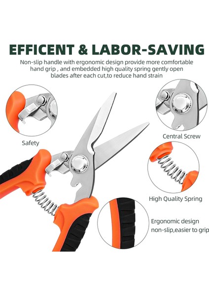 3'lü Bahçe Budama Makası, Paslanmaz Çelik Bahçe Makası, Bahçe Makası, Bahçe Makası, Bahçe Makası (Yurt Dışından) modelleri