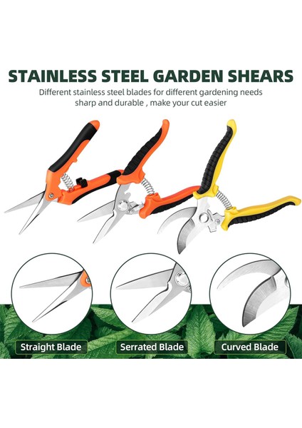 3'lü Bahçe Budama Makası, Paslanmaz Çelik Bahçe Makası, Bahçe Makası, Bahçe Makası, Bahçe Makası (Yurt Dışından) indirimleri