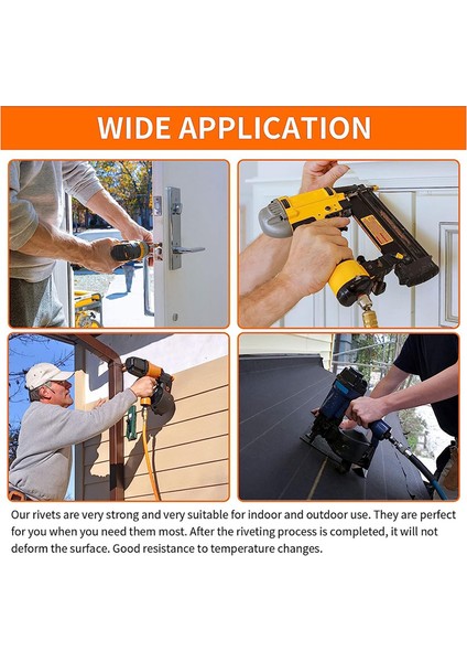 600 Adet Pop Perçin Çeşitleri Seti, 14 Boyutta Alüminyum Perçinler 3/32 Inç, 1/8 Inç, 5/32 Inç, 3/16 Inç, Çeşitli Perçinler (Yurt Dışından) indirimleri