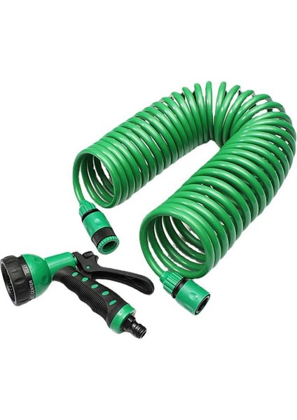 Eva Bahçe Teleskopik Yaylı Boru Bahçe Hortumu Plastik Çok Amaçlı Araba Yıkama Su Püskürtme Sistemi Bahçe Için (Yurt Dışından)