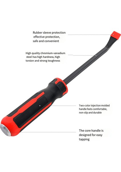 Çok Işlevli Uzun Kaldıraç Lastiği Ağır Hizmet Tipi Levye Darbe Kapağı Çivi Sökücü Araba Tamir Cv-R Sökme El Aletleri 8 Inç (Yurt Dışından) fiyatları