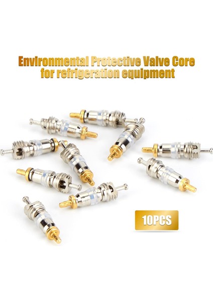 Altıgen Uç Adaptörü ile Vana Çekirdeği Sökme Aleti ve Hvac Servis Anahtarı Seti, Sae 1/4 ve 5/16 Port Boyutu, 10 Adet Vana Çekirdeği Et (Yurt Dışından) fiyatları