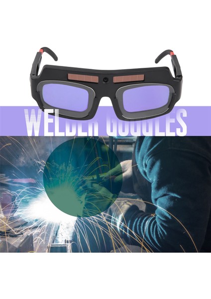 Güneş Enerjili Otomatik Kararan Kaynak Maskesi, Kask, Gözlük, Kaynakçı Gözlüğü, Ark Darbe Önleyici Lens ve Saklama Kutusu (Yurt Dışından) indirimleri