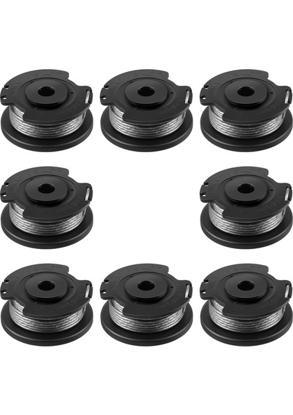 Bosch Easygrasscut 23, 26, 18, 18-230, 18-260, 18-26 Için 8'li Paket F016800569 Misinalı Kesme Makinesi Yedek Makara Misinası (Yurt Dışından)