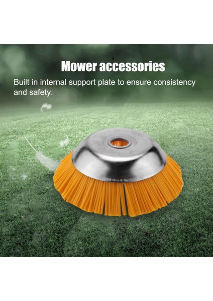 Naylon Fırça Üniversal Düzeltici Fırça Başlığı Kesici Dayanıklı Bahçe Aletleri Dış Çap 200MM Iç Delik 25,4mm (Yurt Dışından) modelleri