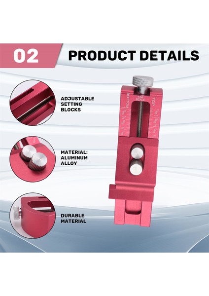 Ayarlanabilir Kurulum Bloğu Yükseklik Ölçeri, Freze ve Masa Testeresi Aksesuarları Için Alüminyum Hassas Ağaç Işleme Aletleri (Yurt Dışından) indirimleri