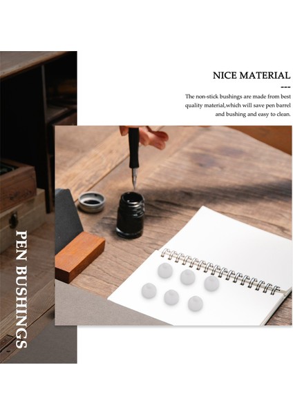 20'li Paket Kalem Burcu, Ca Son Işlem Kalem Tornalama Için Beyaz Yapışmaz Kalem Burcu (0,43 Inç/11 mm Yükseklik, 0,55 Inç/14 mm Çap) (Yurt Dışından) modelleri