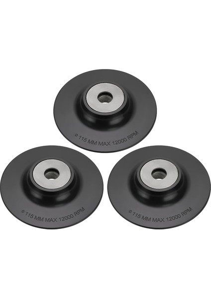 Adet Plastik Açı Taşlama Makinesi Destek Pedi, M14 Iç Dişli Disk Zımpara Açı Taşlama Makinesi 115 mm Çapıyla Uyumlu (Yurt Dışından)