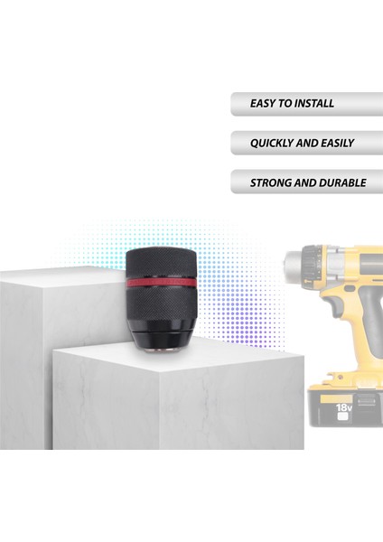 1,5-13 mm Anahtarsız Matkap Mandren 1/2 INÇ-20UNF Sds-Plus Şaftlı 1/4 Inç Altıgen Şaftlı 1/2 Inç Soket Kare Anahtar Adaptörü (Yurt Dışından) fırsatları