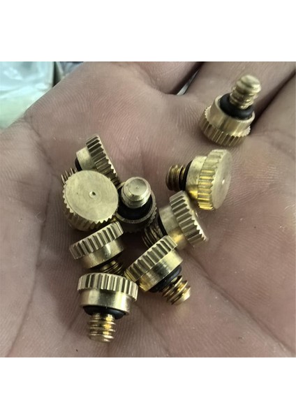 Pirinç Sisleme Nozulu Tıkacı, Yükseltilmiş Bahçe Yatağı Arka Bahçe Dış Mekan Soğutma Sistemi Için Dişli Sisleme Nozulu Tıkacı 12 Adet (Yurt Dışından) fırsatları