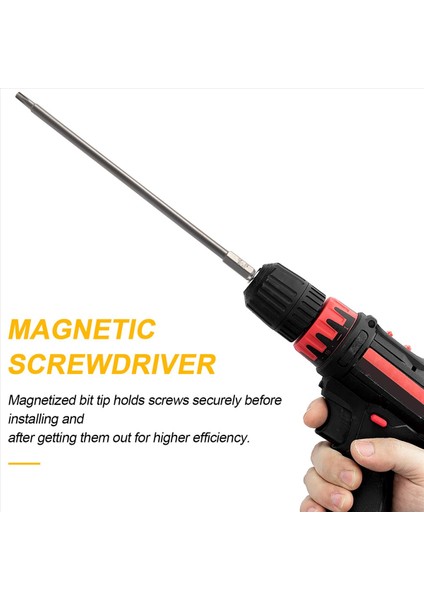 1/4 Inç Shank T20 Manyetik Torx Güvenlik Tornavida Ucu 150 mm Uzunluk (Yurt Dışından) fırsatları