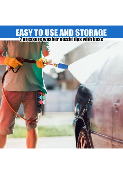 Turbo Nozullu Basınçlı Yıkama Makinesi, 4000 Psı Döndürülebilir Basınçlı Yıkama Nozulları (Maksimum 5000 Psı), 1/4 In ve 3/8 In Hızlı Bağlantı, 4.0 Gpm (Yurt Dışından) indirimleri