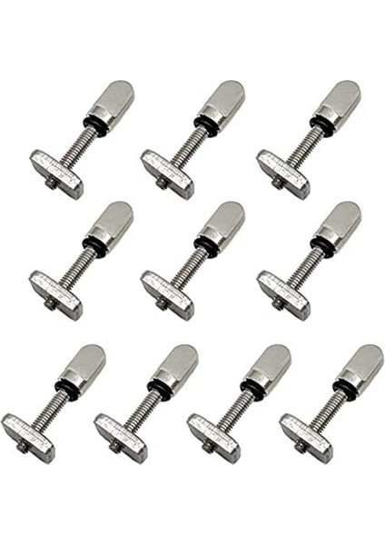 10 Adet Fin Vidaları Paslanmaz Çelik Başparmak Fin Vidası ve Plaka Evrensel Fin Vidaları Alet Gerektirmeyen Fin Vidası Surf Longboard Için (Yurt Dışından)