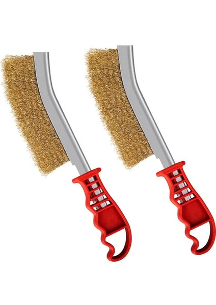 Paslanmaz Çelik Tel Fırça, Metal Pas Sökme, Dekontaminasyon ve Parlatma Çok Fonksiyonlu Fırça Sarı (Yurt Dışından)