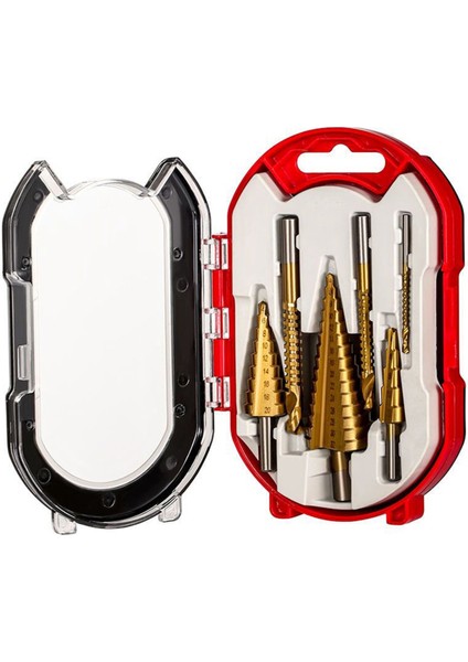 Parçalı Kademeli Tırtıklı Matkap Ucu Seti Üçgen Saplı Titanyum Alaşımlı Kaplamalı Düz Yivli Tırtıklı Yiv (Yurt Dışından) indirimleri