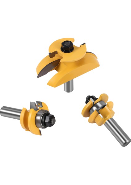 Adet 1/2 Inç Saplı Ray ve Bıçak Kesici Panel Dolap Freze Uçları Seti Freze Kesici Elektrikli Aletler Kapı Bıçağı Ahşap Kesici (Yurt Dışından) modelleri