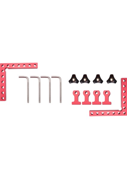 90 Derece Konumlandırma Kareleri Dik Açı Kelepçeleri, Alüminyum Alaşımlı L Tipi Köşe Kelepçesi, Marangozluk Marangoz Kelepçeleme Aleti (Yurt Dışından) modelleri