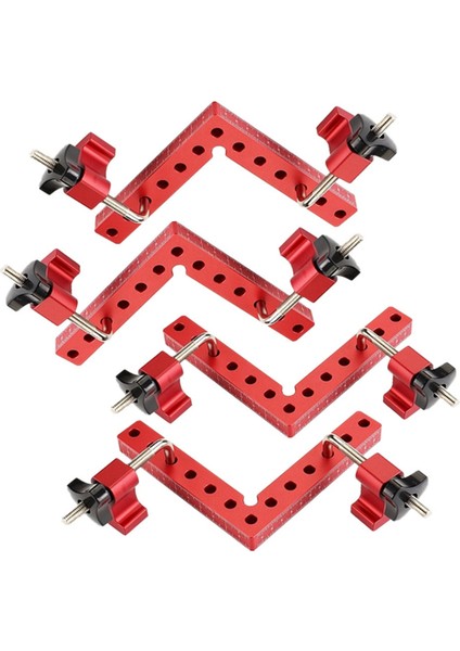 Paket 90 Derece Konumlandırma Kareleri Dik Açı Kelepçeleme 5,5x5,5 Inç Ahşap Işçiliği Marangoz L Tipi Köşe Kelepçeleme Aleti (Yurt Dışından) indirimleri