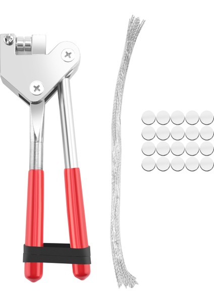 Pense 20 Adet 10X5MM Mühürlü Fasulye Mühürleme Teli Kurşun Mühür Sızdırmazlık Pensesi Kumpaslar Mühür Su Sayacı Hırsızlığa Karşı Mühürleme (Yurt Dışından)