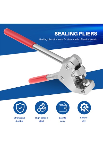 Pense 20 Adet 10X5MM Mühürlü Fasulye Mühürleme Teli Kurşun Mühür Sızdırmazlık Pensesi Kumpaslar Mühür Su Sayacı Hırsızlığa Karşı Mühürleme (Yurt Dışından) indirimleri