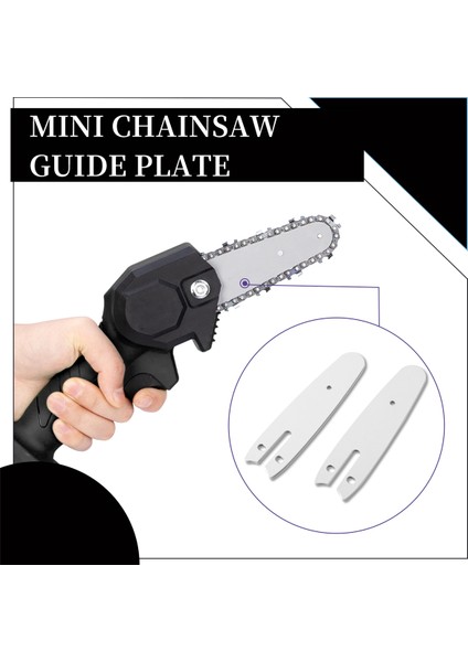 4 Inçlik Elektrikli Testere Parçaları Aksesuarları Için 2 Adet 4 Inçlik Mini Testere Kılavuz Plakası Yedek Kılavuz Çubuğu (Yurt Dışından) fırsatları