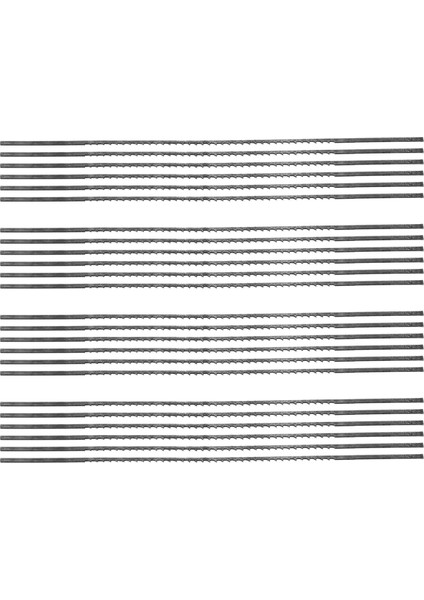 Ahşap Işleme Kendin Yap Için 5 Inç Düz Uçlu Dekupaj Testeresi Bıçakları 24 Adet 12 Tpı Normal Diş (Yurt Dışından)