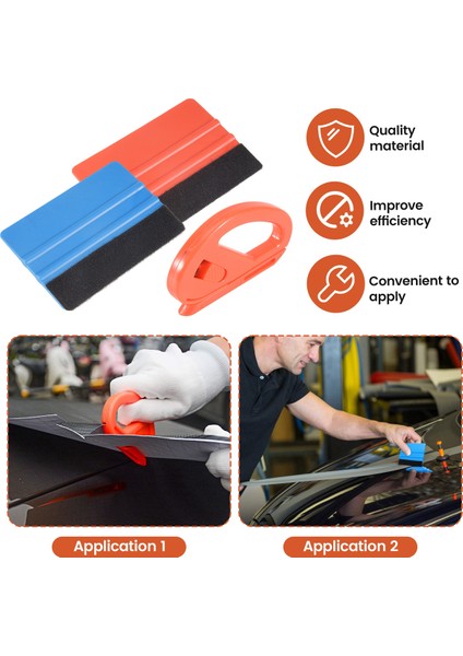 20 Parça Araba Vinil Kaplama Alet Seti, Araba Kaplama ve Duvar Kağıdı Montajı Için Duvar Kağıdı Düzeltme Aleti (Yurt Dışından) indirimleri