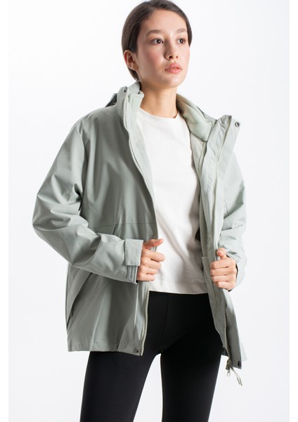 Kadın Göğüsü Cepli Içi Polarlı Kaban A96888 fiyatları