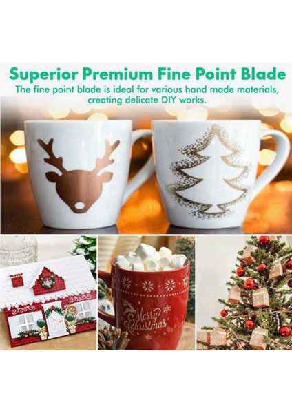 Cricut Maker Için 15 Adet Premium Ince Uçlu Kesme Bıçağı + 1 Adet Tutucu (Yurt Dışından) fiyatları