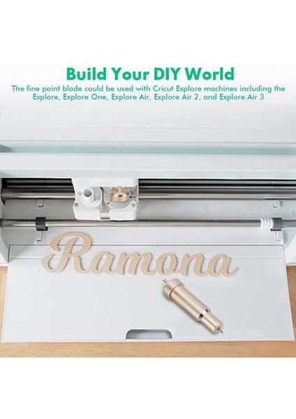 Cricut Maker Için 15 Adet Premium Ince Uçlu Kesme Bıçağı + 1 Adet Tutucu (Yurt Dışından) fırsatları