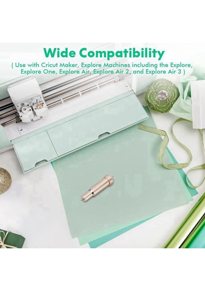 Cricut Maker Için 15 Adet Premium Ince Uçlu Kesme Bıçağı + 1 Adet Tutucu (Yurt Dışından) indirimleri