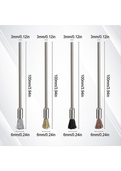 Temizlik Için 40 Parçalı Genişletilmiş Tel Fırça, 3 mm Mandrel Pas Boyası Sökücü (Yurt Dışından) fiyatları