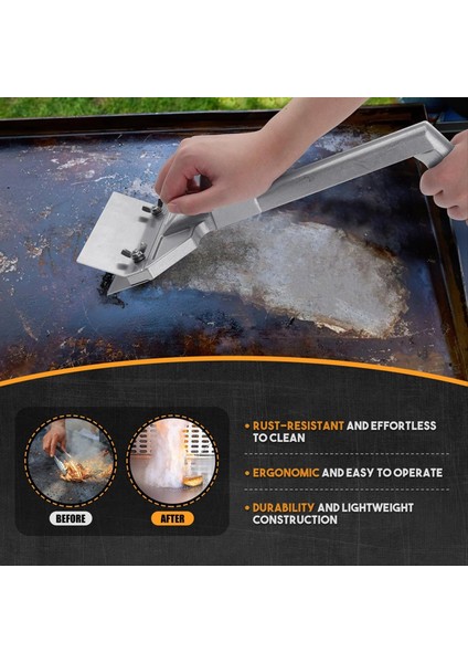 Profesyonel Izgara Kazıyıcı, Restoran Izgara Kazıyıcı, Açık Hava Için (Yurt Dışından) indirimleri