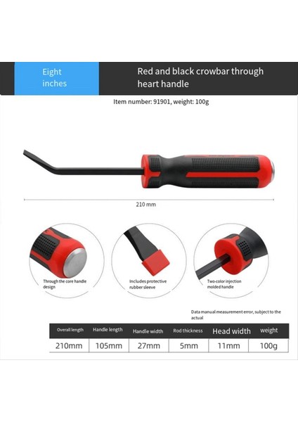 Çok Işlevli Uzun Kaldıraçlı Lastik Levye Darbeli Kapak Çivi Sökücü 18 Inç (Yurt Dışından) fırsatları