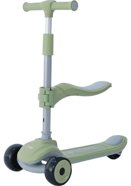 Bluetooth Özellikli Işıklı Katlanabilir Nitro Scooter