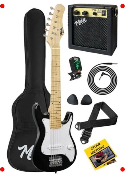 Çocuk Elektro Gitar Seti (4-6 Yaş) - 1/4 Boy, Amfili