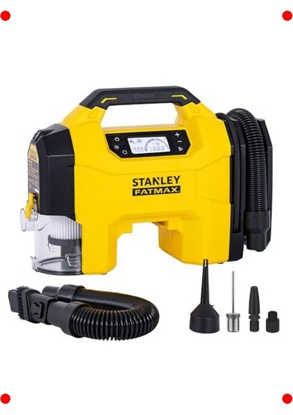 Çok Fonksiyonlu Dijital Lastik Şişirme & Süpürge Seti