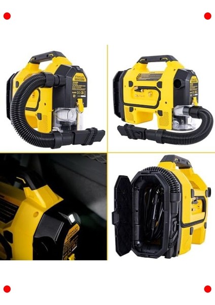 Çok Fonksiyonlu Dijital Lastik Şişirme & Süpürge Seti modelleri