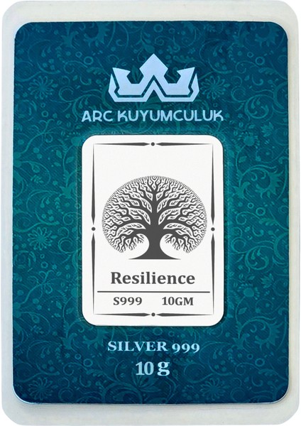 Hayat Ağacı Temalı 999 Ayar Gümüş ile Üretilmiş Hediyeye Özel 10 Gram Gümüş KÜLÇESI-786