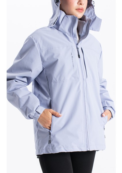 Kadın Cep ve Baskı Detaylı Kaban A25589