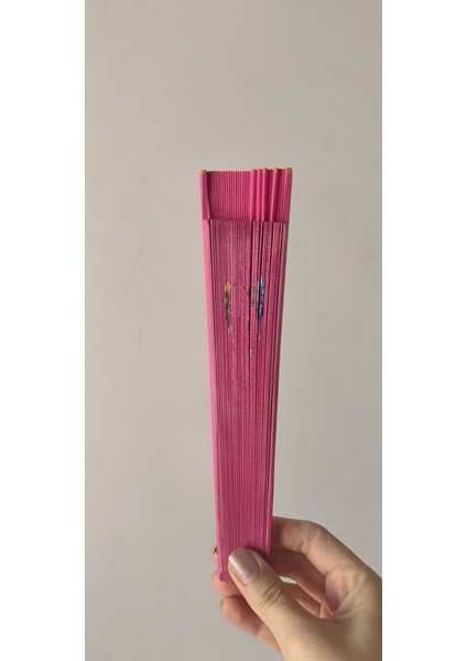 Flamenco Serisi Yelpaze – Pasión Fucsia | Büyük Boy Canlı Fuşya Tutku modelleri