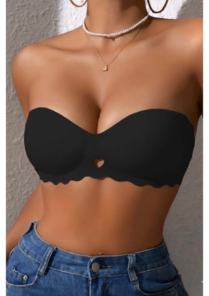 Dikişsiz Balensiz Hafif Destekli Kalp Detay Lazer Kesim Izbırakmaz Görünmez Sütyen modelleri