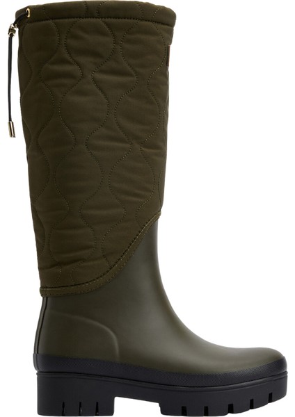Marnie Kapitone Tall Welly Çizme OL71 Olive-Black fiyatları