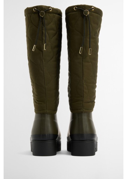 Marnie Kapitone Tall Welly Çizme OL71 Olive-Black fırsatları