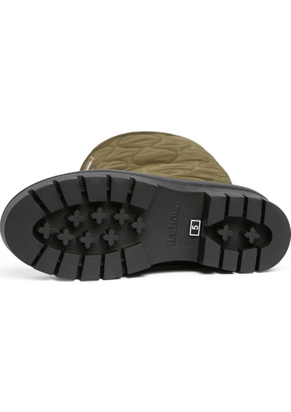 Marnie Kapitone Tall Welly Çizme OL71 Olive-Black