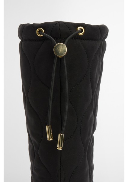 Marnie Kapitone Tall Welly Çizme BK11 Black