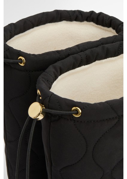 Marnie Kapitone Tall Welly Çizme BK11 Black