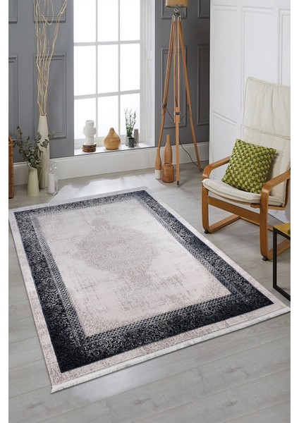 Diamond 1014 Mavi Akrilik Modern Yumuşak Dokuma Salon Mutfak Oturma Yatak Odası Halısı