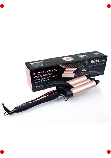 Profesyonel 25 mm Dalgalı Saç Maşası